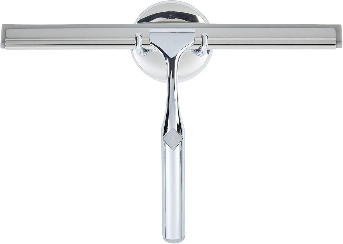 Better Living Deluxe Shower Squeegee, 10" Blade, Chrome