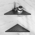 lives Shower Corner Shelf 2 Pack, 10-Inch 304 Stainless Steel, Black Cross