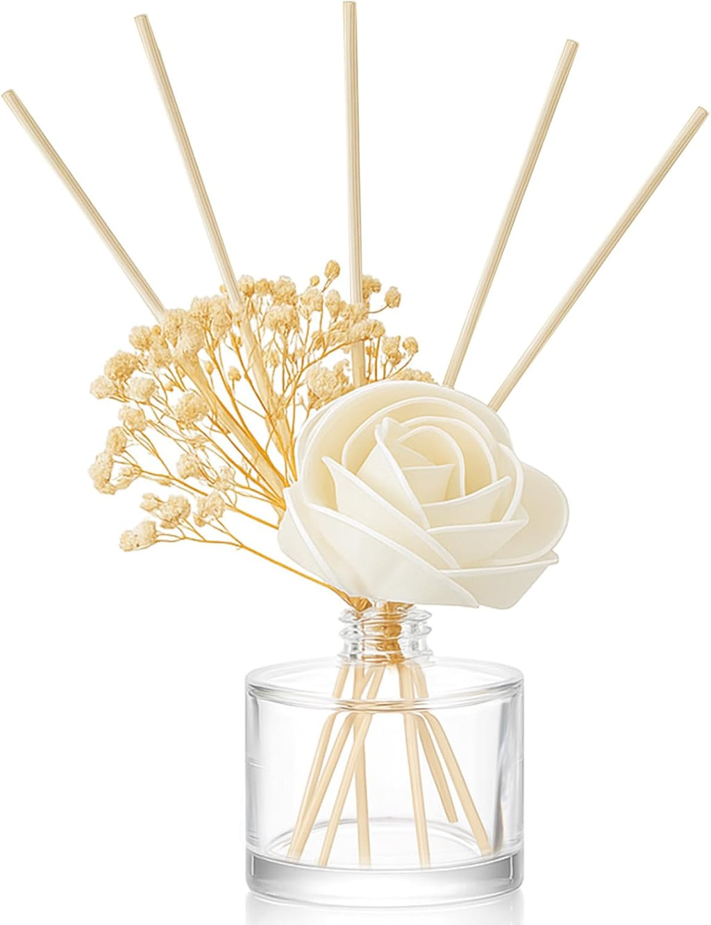 Daifunli 11 Pcs Flower Reed Diffuser Set,Elegant