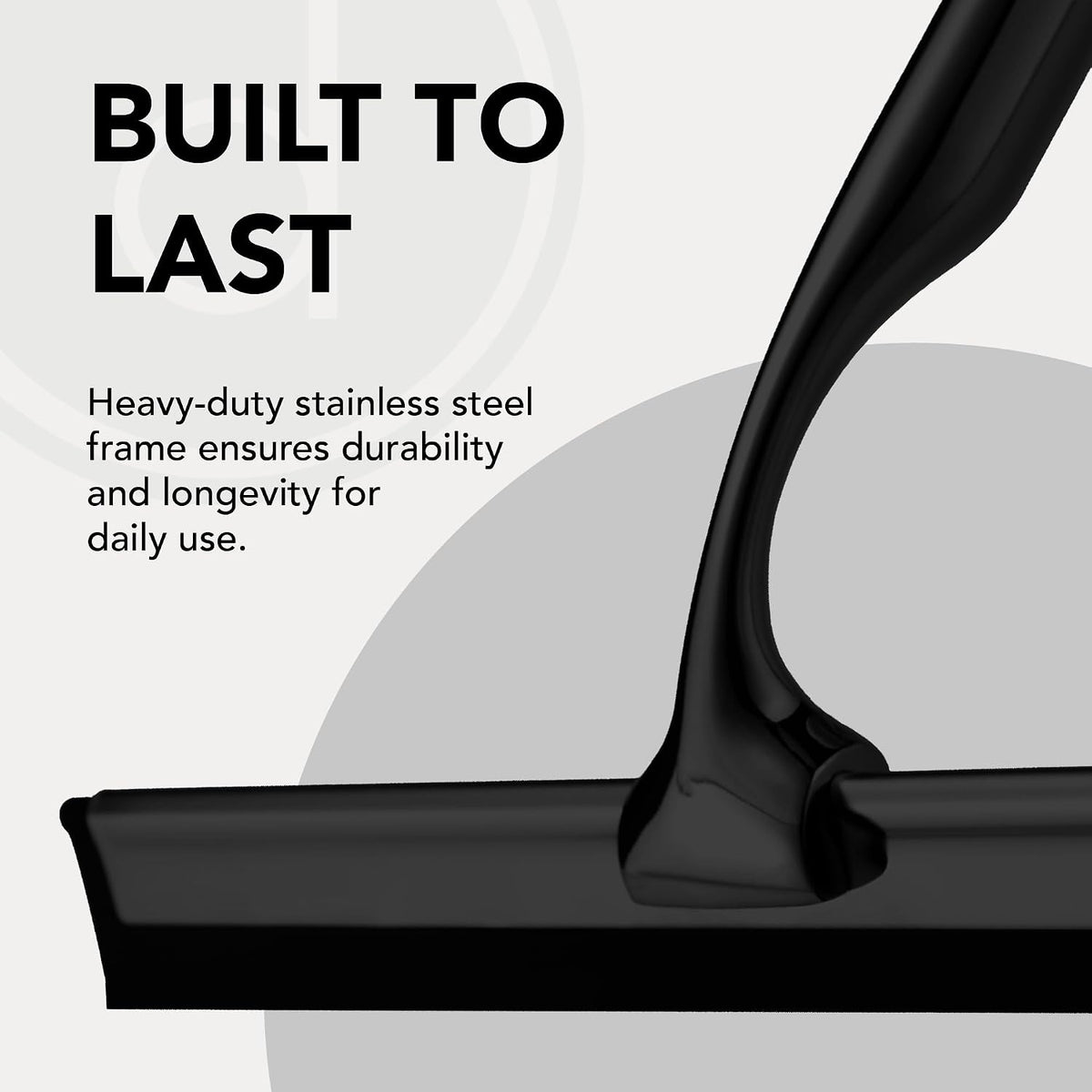 Metal Squeegee – Stainless Steel Window & Shower Cleaner