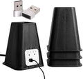 Bee Neat Heavy Duty Bed Riser with USB Outlet, Furniture Lift 7.25" 4 Pack