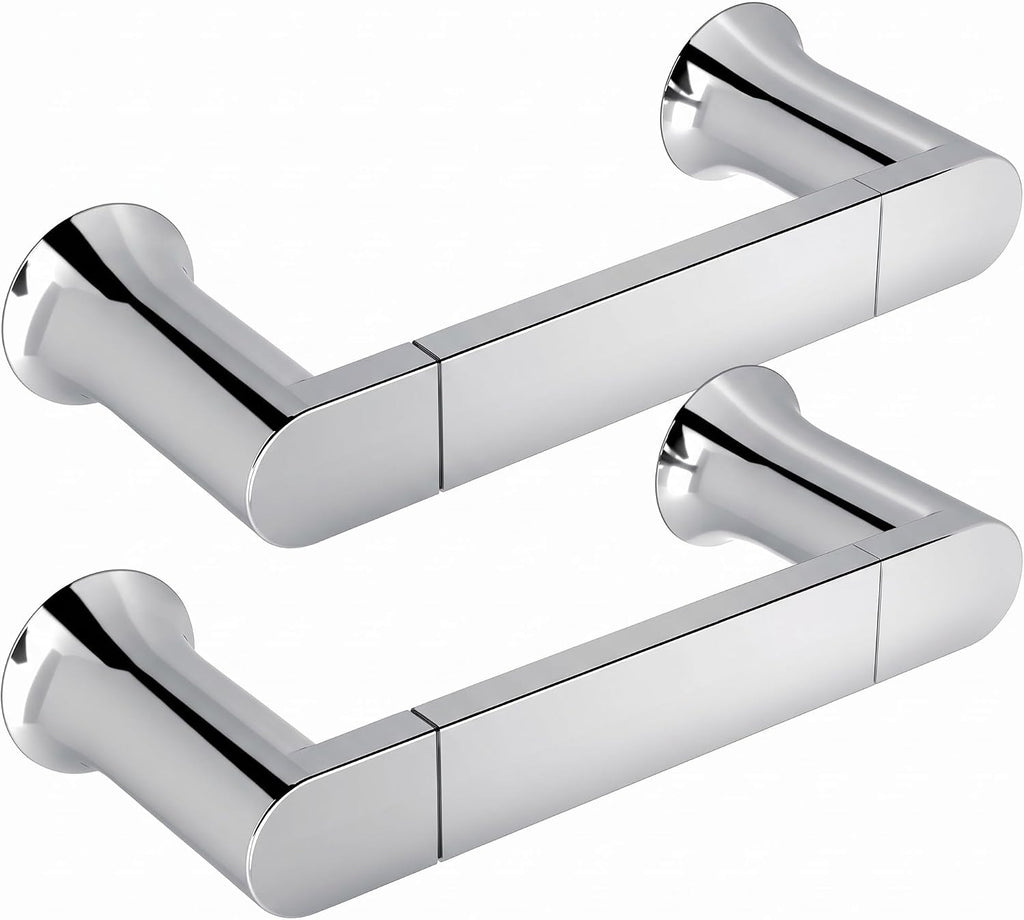 Moen Genta LX Modern Single Kitchen or Bathroom Towel Bar, 6.8-Inch, Chrome, BH3886CH (Pack of 2)
