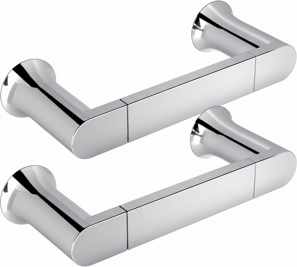 Moen Genta LX Modern Single Kitchen or Bathroom Towel Bar, 6.8-Inch, Chrome, BH3886CH (Pack of 2)