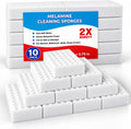 SmilinFit Melamine Sponge Erasers, 10 Pack, 2X Density Cleaning Sponges