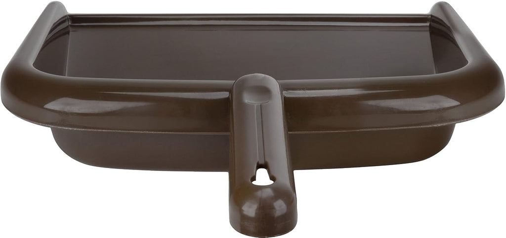 SPARTA Handheld Dustpan with Handle, Cleaning Essentials for Home and Commercial Use, 10", Brown