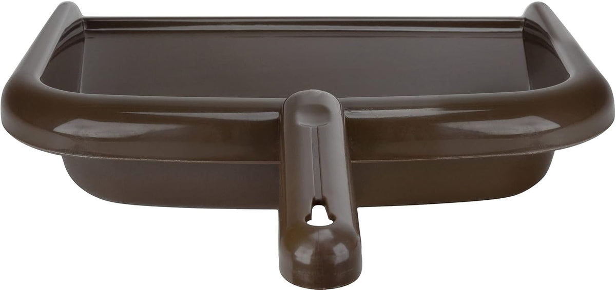 SPARTA Handheld Dustpan with Handle, Cleaning Essentials for Home and Commercial Use, 10", Brown
