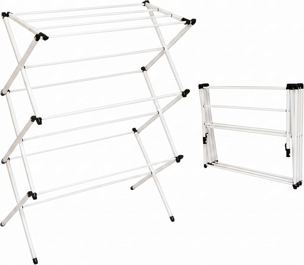 Honey-Can-Do 3-Tier Oversized Clothes Drying Rack, 31" Wide, No Assembly