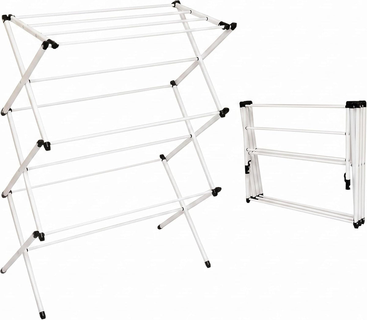 Honey-Can-Do 3-Tier Oversized Clothes Drying Rack, 31" Wide, No Assembly