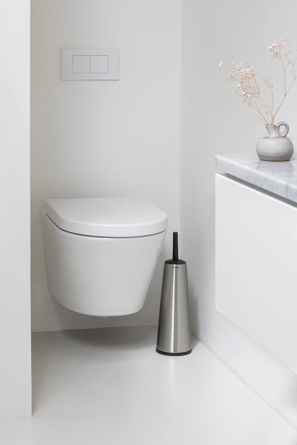 Brabantia 385285 Toilet Brush and Holder - Matt Steel, Medium