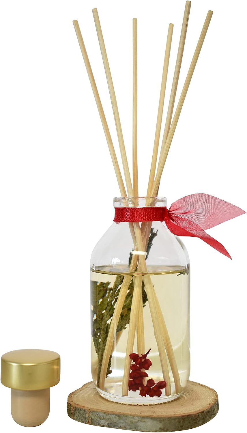 Reed Diffuser Set - Joy Winterberry Spruce Scented Diffuser with Sticks