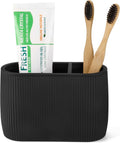 Black Toothbrush and Toothpaste Holders for Bathrooms