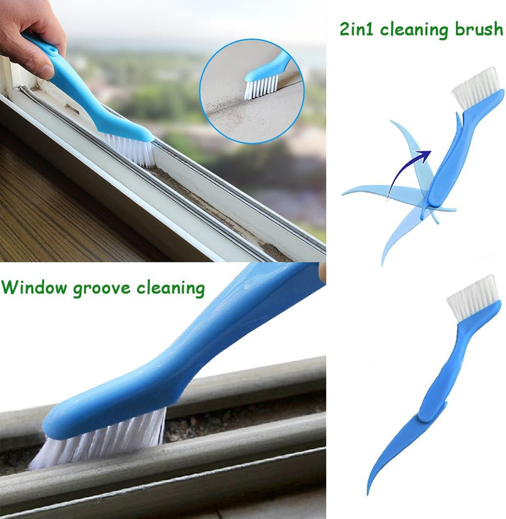 Crevice Cleaning Brush Set,Small Groove Cleaner Tools,12Pcs