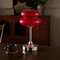 Cordless Mushroom Lamp Table Lamp for Bedroom, Battery Operate Mini Modern Mid Century Lamps,Unique Aesthetic Home Living Room Decor