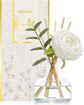 Reed Diffusers Set, 7.10 oz Flower Scented Diffuser with 7 Sticks, Long Lasting Home Fragrance for 120 Days, Perfect for Bathroom, Shelf Decor, Air Fresheners