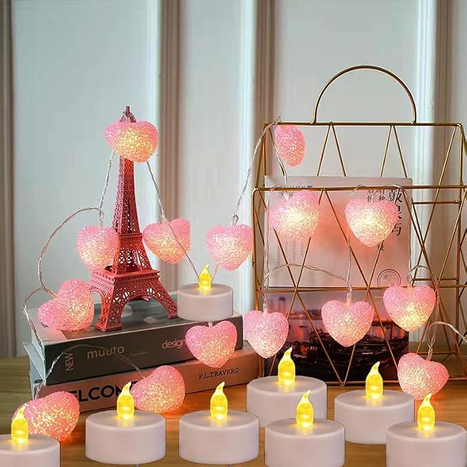 100 Pack Flameless LED Tea Lights Candles Flickering Warm Yellow 200+ Hours