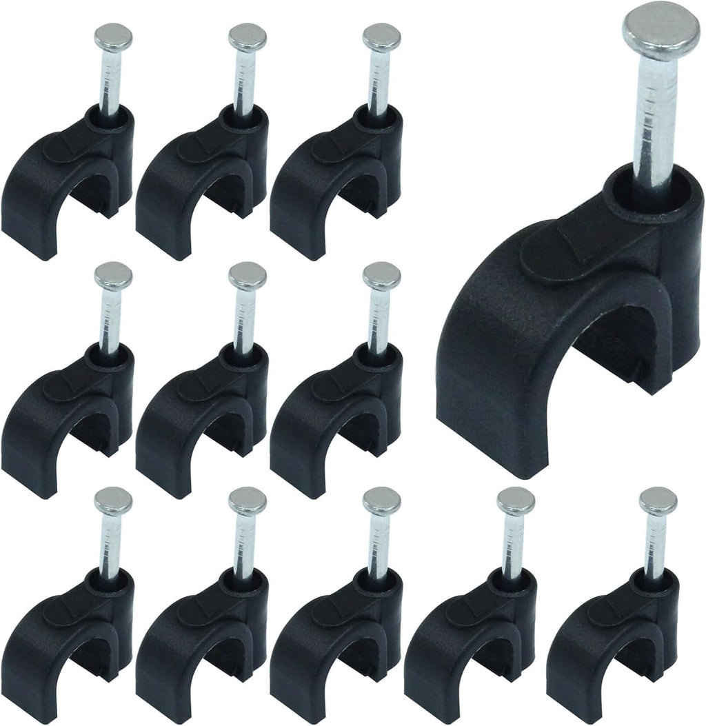 Waziaqoc 200 Pack 7mm Nail in Cable Clips