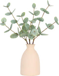 17" Artificial Eucalyptus Stems Potted Plant,Gray Green