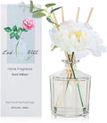 L'odeur Vill Reed Diffuser, 8.5 Oz(250ml) Juicy Lemon Bathroom Diffuser with 10 Sticks, Scented Diffuser Home Fragrance Essential Oil Reed Diffuser Set for Home Large Rooms Bathroom Shelf Decor