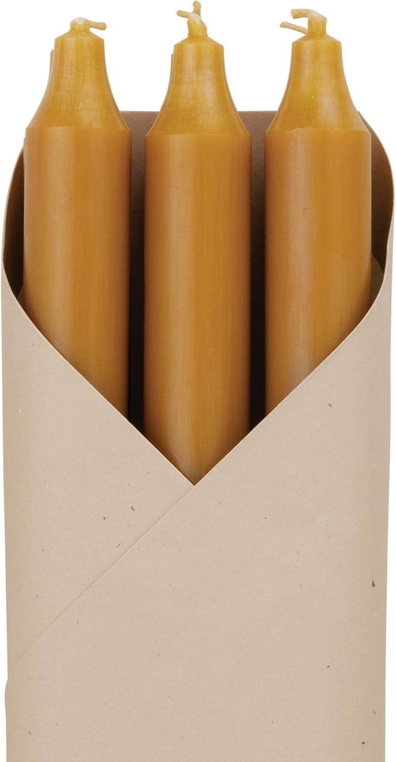 Northern Lights Candles - 12" 6pk Tapers - Caramel - 73257