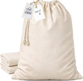 2 Pack Reusable Laundry Bags - 100% Cotton Multi Purpose Travel Laundry Bag - Durable & Machine Washable - Large Laundry Bag 28 x 36"