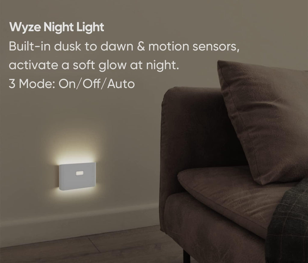 Rechargeable Motion Sensor Magnetic Mount Night Lights, 6 Pack