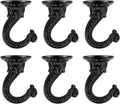 Heavy Duty Ceiling Hooks, Hanging Plants, Porch (6, Black)