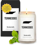 Homesick Scented Candles for Home (Tennessee) - 13.75 oz Long-Lasting Soy Wax Jar Candle for Women & Men for All Occasions, 60-80 Hours Burn Time - Notes of Patchouli, Sandalwood & Tonka Bean