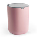 SONGMICS Mini Desk Trash Can with Stainless Steel Swing Lid, 0.4 Gal
