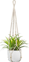 Macrame Plant Hanger - Fits 4-13 Inch Pots, Ivory