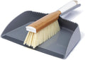Full Circle Mega Mess Dustpan Set, White & Grey