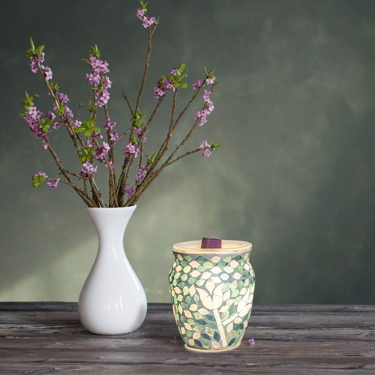 ScentSationals Garden Delight - Mosaic Wax Warmer for Scented Wax Melts