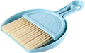 Small Broom and Dustpan Set for Home, Mini Clean Brush with Dust Pans Cute Hand Broom Brush Dust Pan with Hanger Hole, Small Cleaning Brush Set for Desktop Computer Table Keyboard (blue-1pc)