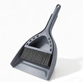 Mini Broom and Dustpan Set Small Hand Broom with Dust Pan and Brush Gray