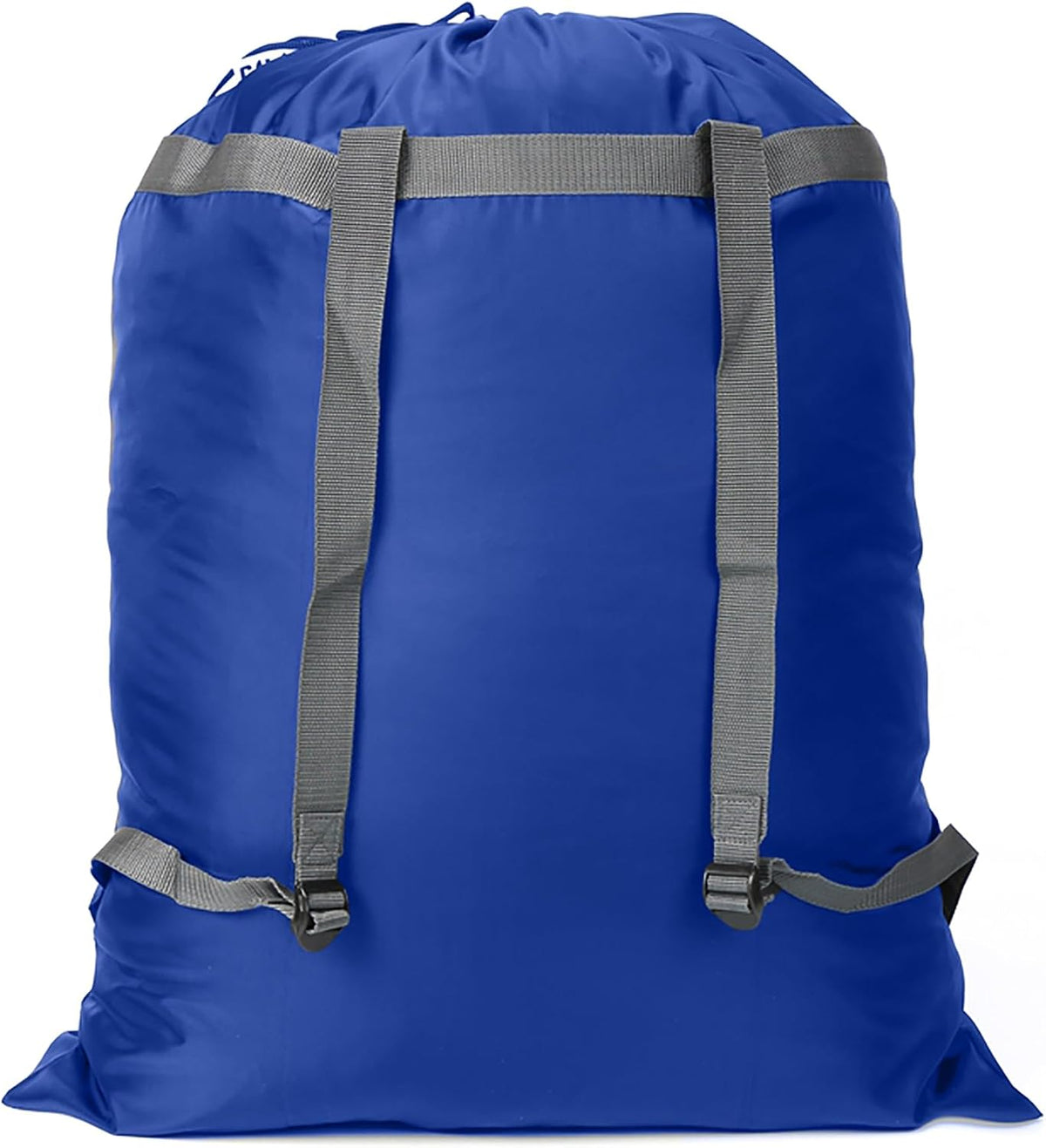 Laundry Bag Backpack, 27"x 34"Laundry Bag with Straps & Drawstring, Blue