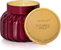 Capri Blue Sugared Spice Scented Candles for Home | Ruby Red, 19 oz