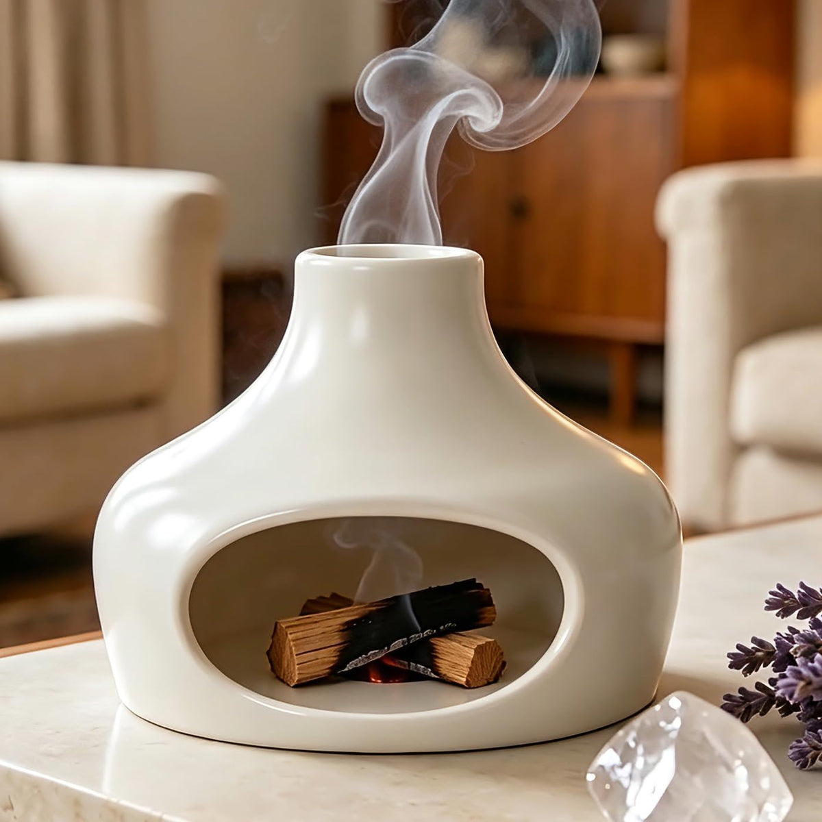 Palo Santo Holder, Handmade Ceramics Palo Santo Burner