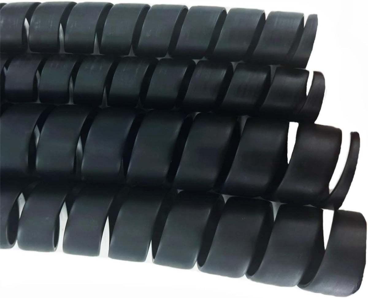 Spiral Wrap Hose Cable Protector - 1.25" OD x 20' Pre-Cut Lengths-Safe Hose Protector to Avoid Wear and Extend Life for Hydraulic Pneumatic Hoses