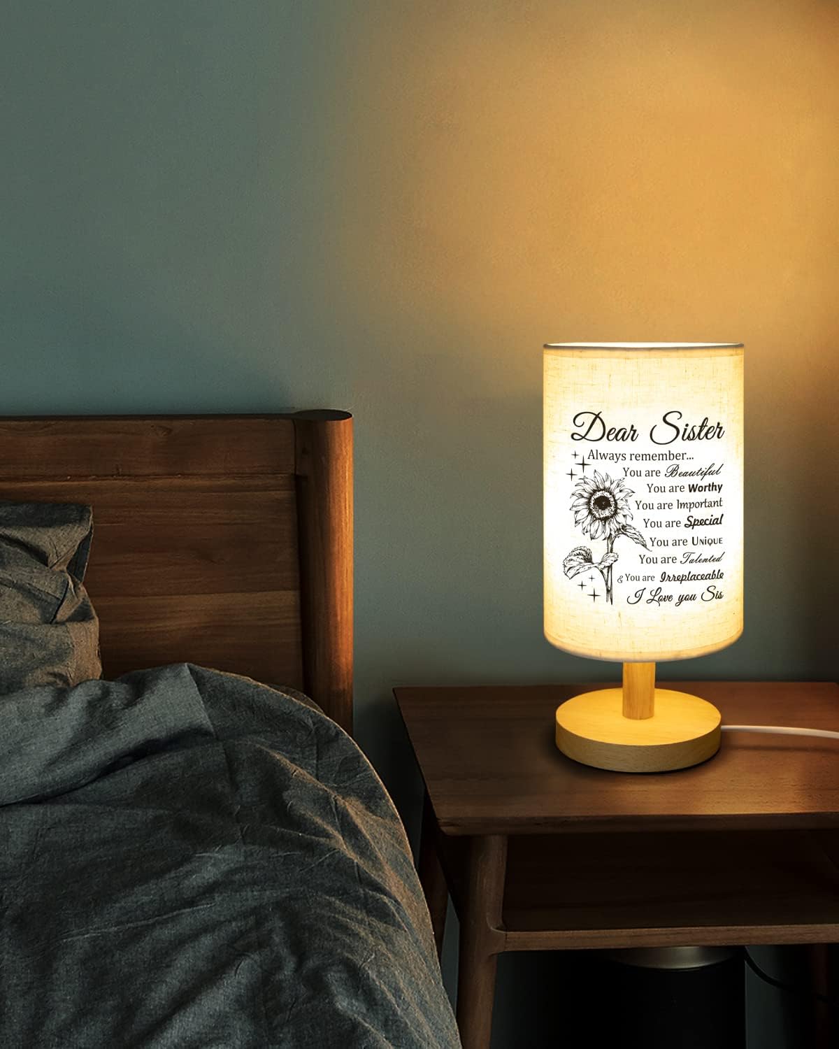 Sister Gifts, Sister Birthday Gifts from Sisters Table Lamp