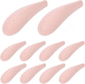 Shoulder Pads for Hangers – 10Pcs Velvet Hanger Shoulder Form Shaper, Plastic Flocking Protectors for Velvet Hangers with 0.2 Inch Thickness, Non-Slip Design (Pink)