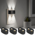4 Pack LED Night Light Plug-in Wall, 100 Lumens 4000K Cool White, Auto On/Off Dusk to Dawn Sensor, Adjustable Swivel Head for Indoor – Ideal for Hallway, Stairs, Bedroom, Bathroom, Kitchen