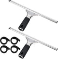 6 Pcs 12'' Professional Steel Window Squeegee