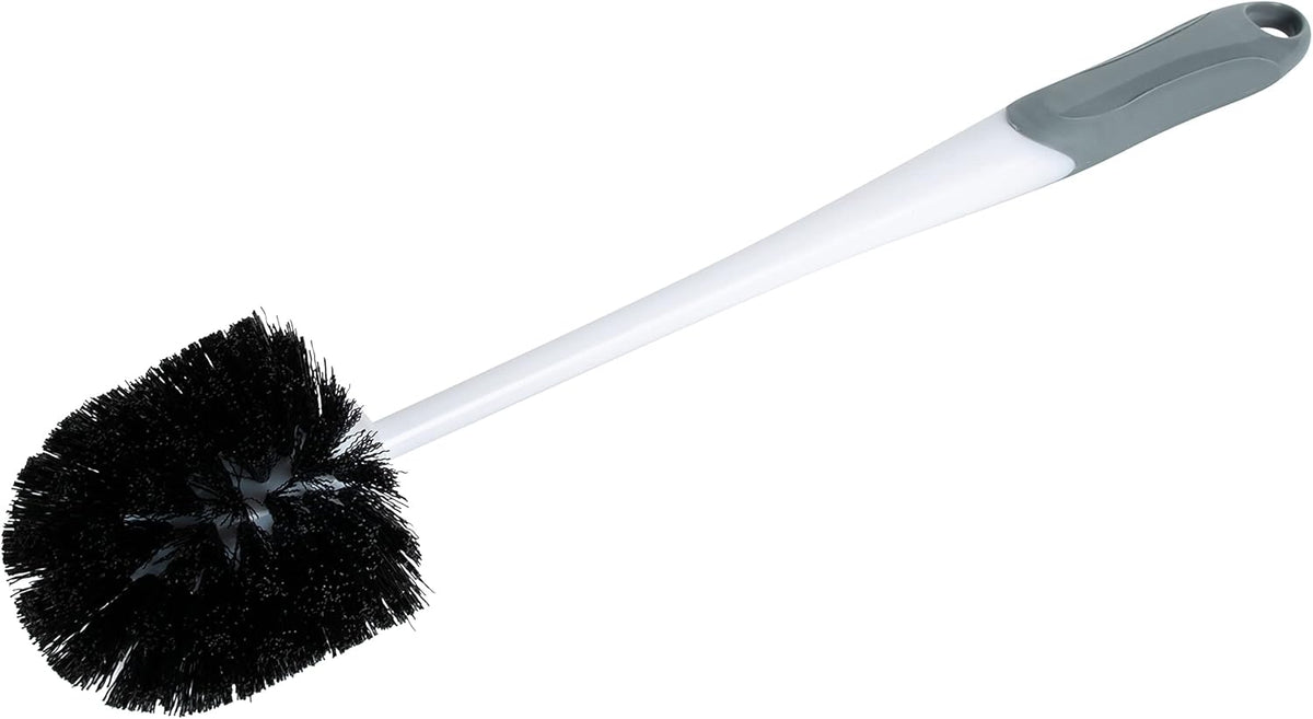 Bath Bliss 2 Pack 2-in-1 Bowl Brush & Plunger in White