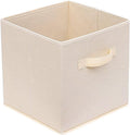 Fabric Storage Bins 10.6 x 10.6 x 11 Storage Cubes 1 Pack Warm Beige