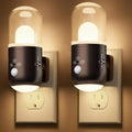 Night Light Plug into Wall with Motion Sensor ( Coffee 2pcs )