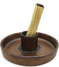 Sage Holder, Sage Burner, Smudge Bowl, Palo Santo Holder, Incense Holder, Incense Holder Bundle, Sage Holder for White Sage Bundle and Palo Santo (Sage Not Included) (Metal Glaze)