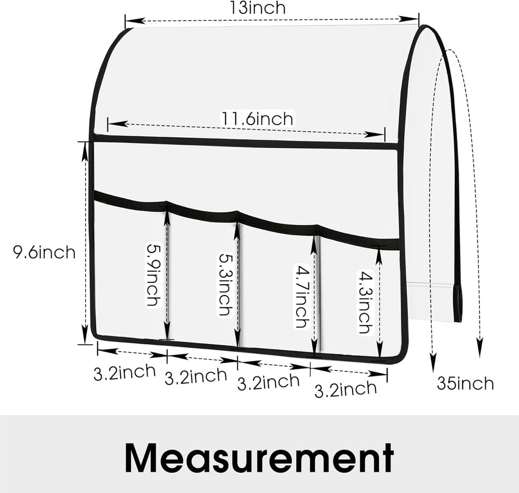 Joywell Linen Armchair Caddy Remote Control Holder for TV Recliner 6 Pocket Storage Organizer Sofa Armrest Caddie Magazine Phone iPad Storage Recliner Remote Holder for Snakes, Terracotta