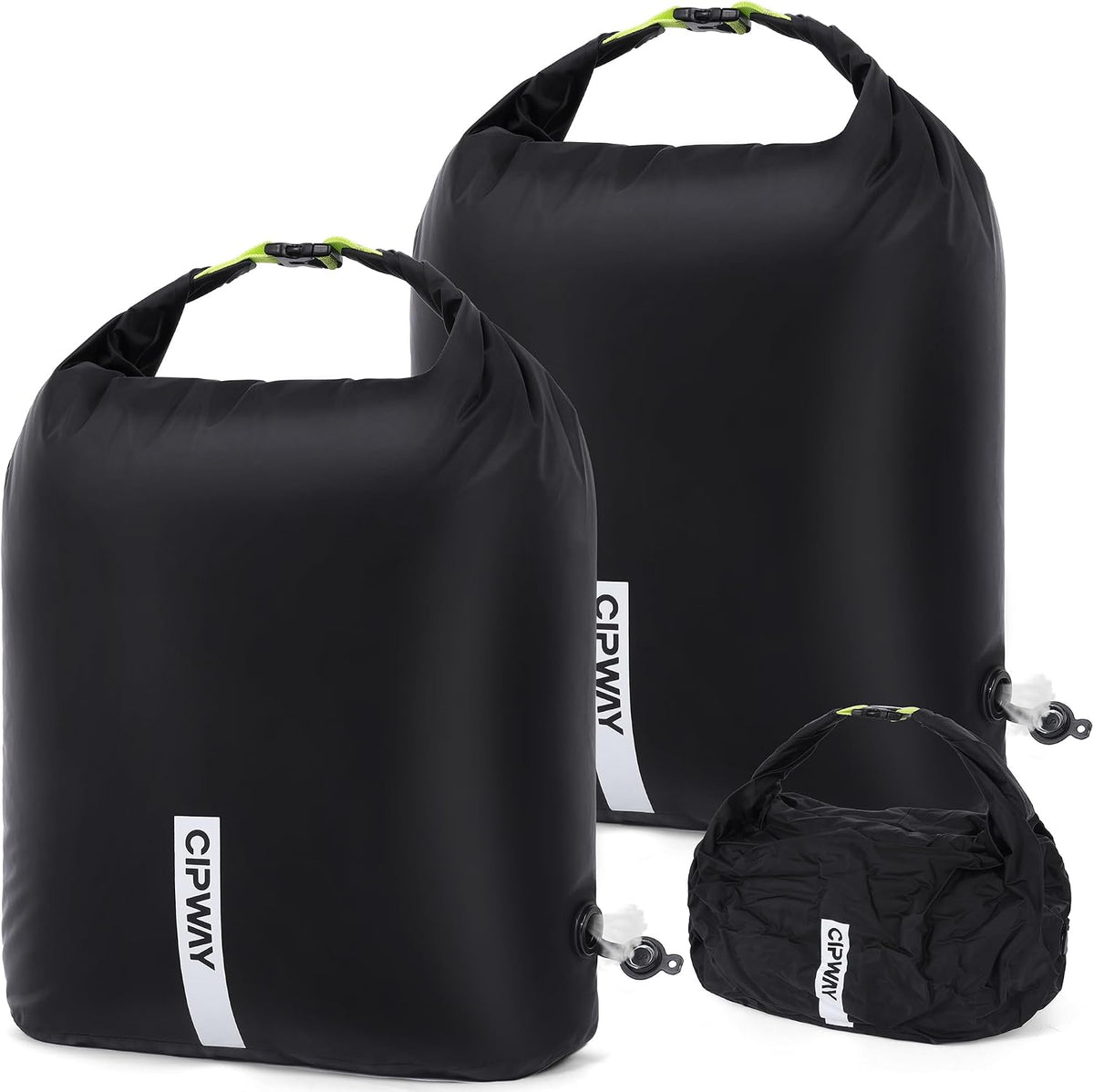 Travel Compression Laundry Bag for Dirty Clothes, 24L 2Pack