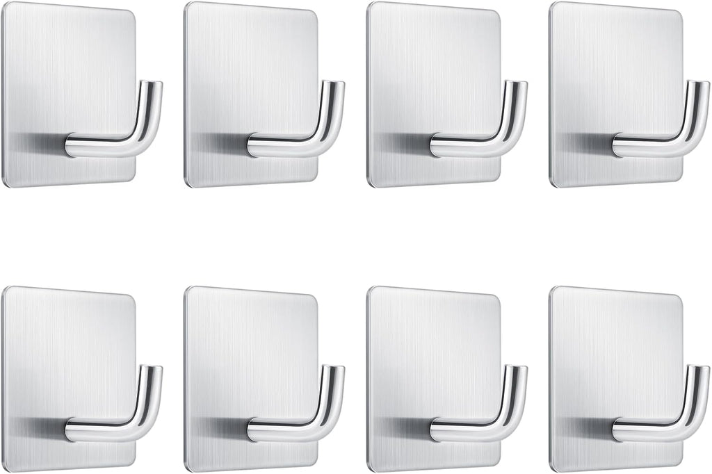 Stainless Steel Hooks for Home, Office, Fire Blanket Adhesive Hanging