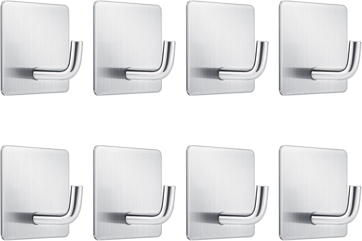 Stainless Steel Hooks for Home, Office, Fire Blanket Adhesive Hanging
