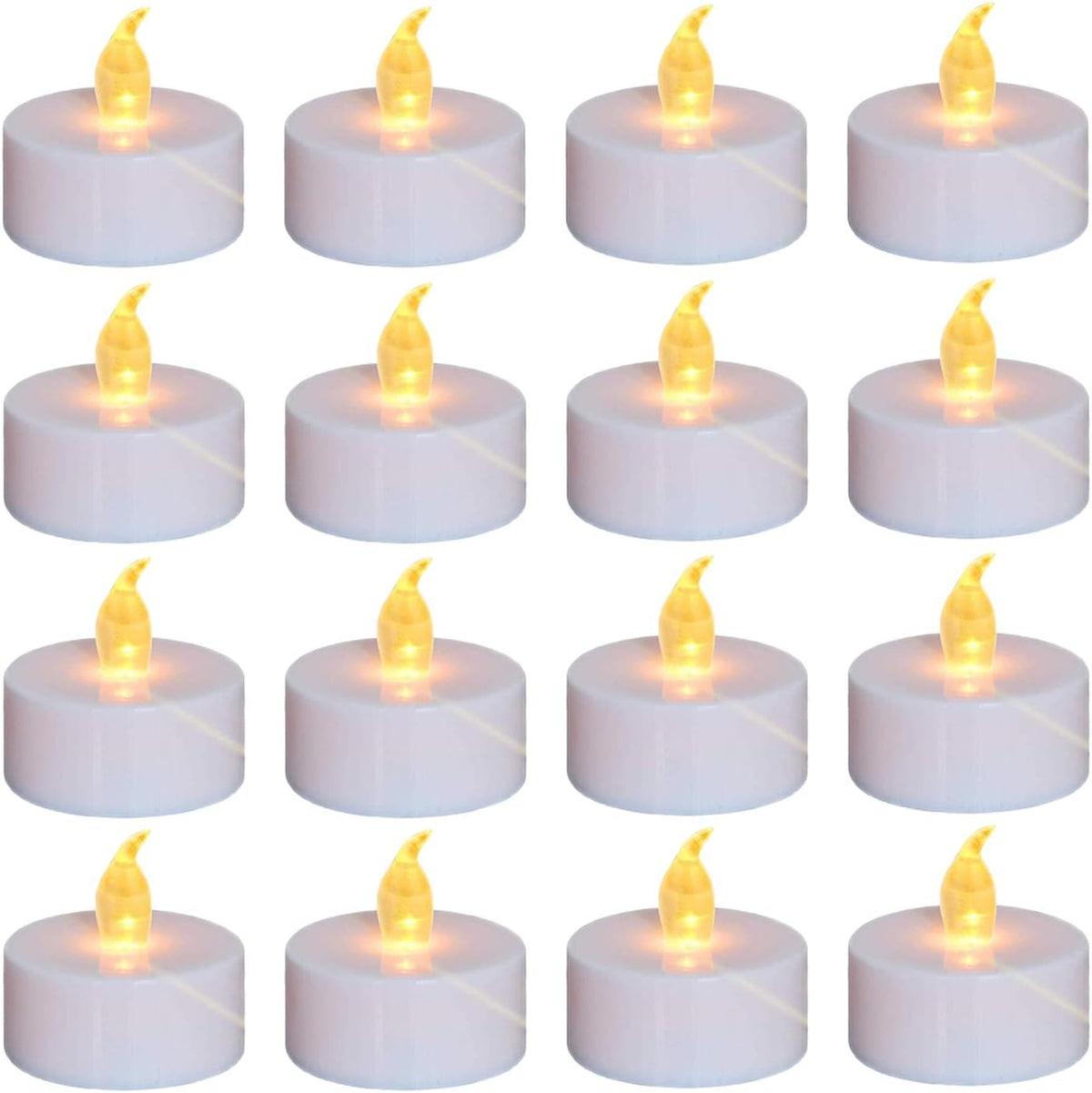 Nancia 100PACK Flameless LED Tea Lights Candles Battery-Powered
